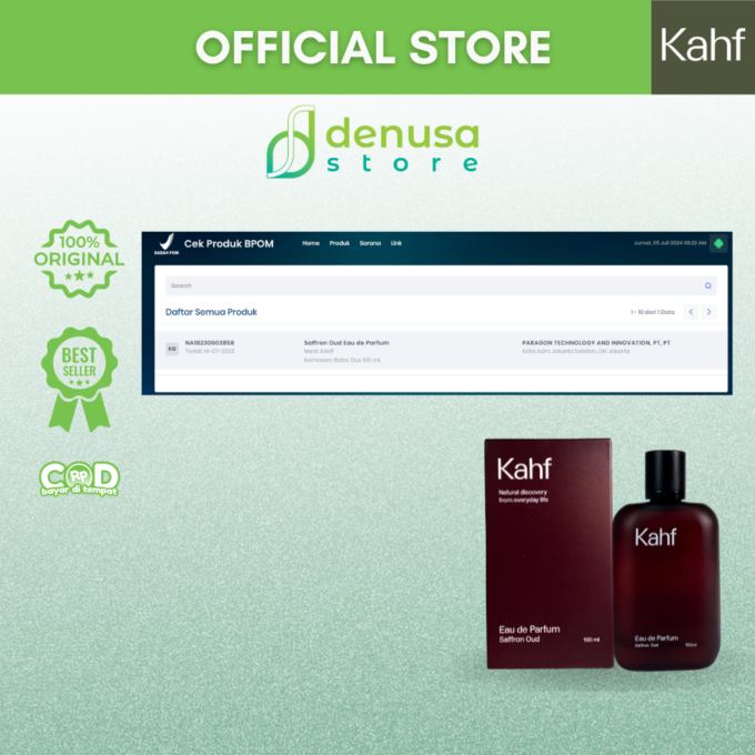 KAHF Saffron Oud Eau de Parfum 100ml