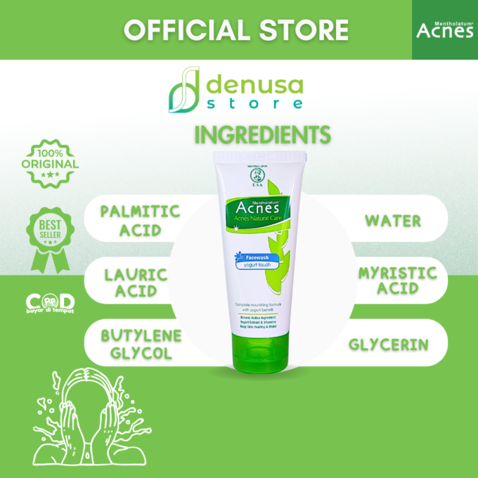 ACNES Natural Care Facewash Yogurt Touch 50 g