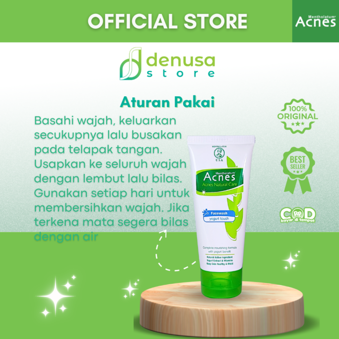 ACNES Natural Care Facewash Yogurt Touch 50 g