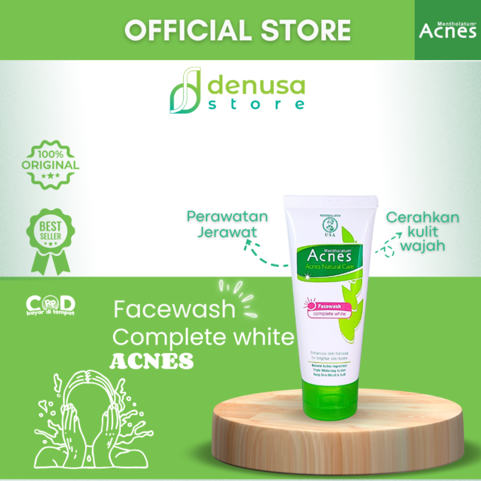 ACNES Natural Care Facewash Complete White 50 g