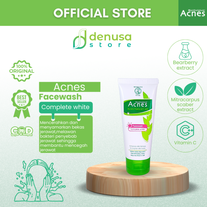 ACNES Natural Care Facewash Complete White 50 g