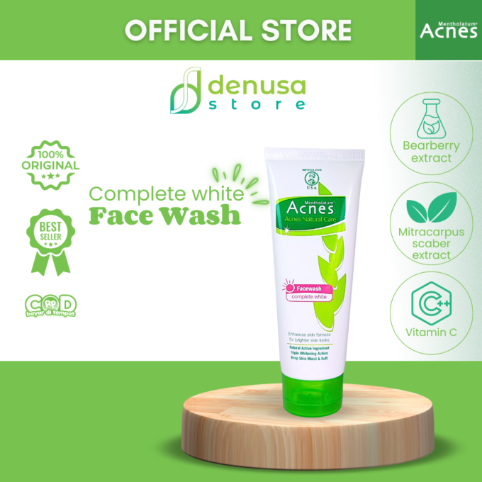 ACNES Natural Care Facewash Complete White 100 g