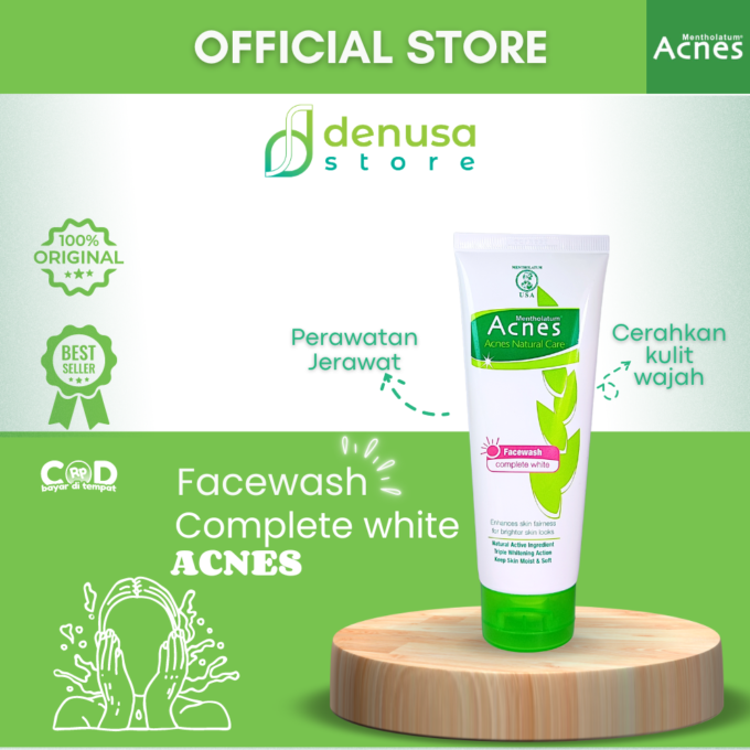 ACNES Natural Care Facewash Complete White 100 g