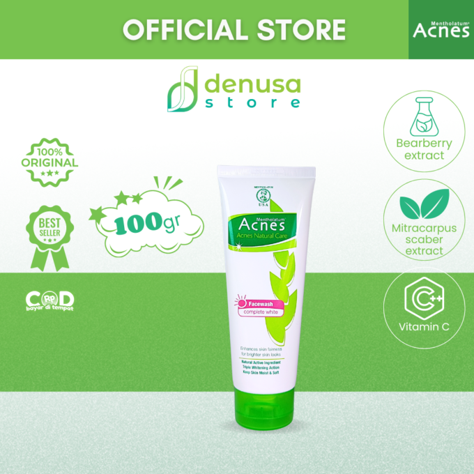 ACNES Natural Care Facewash Complete White 100 g