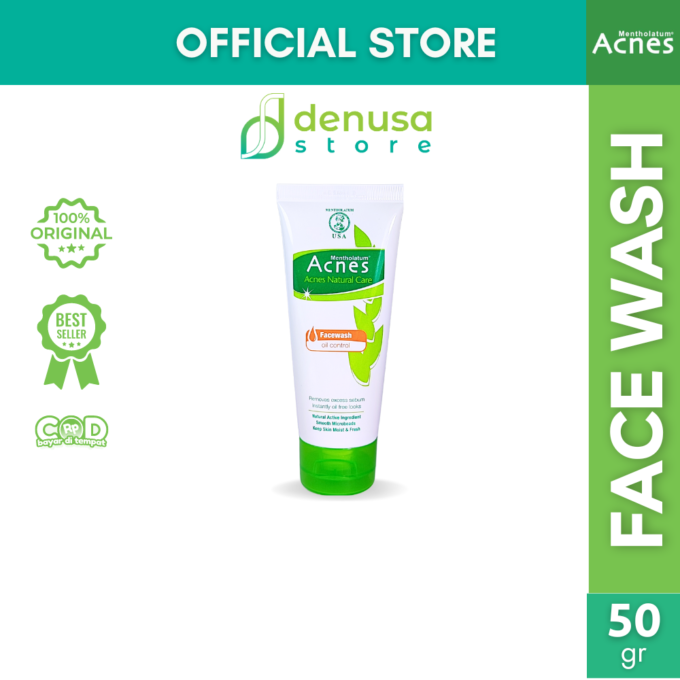 ACNES Natural Care Facewash Oil Control 50 g