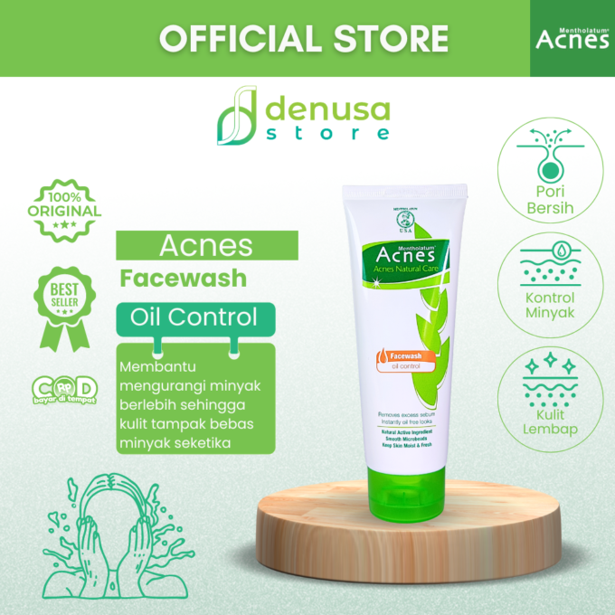 ACNES Natural Care Facewash Oil Control 100 g