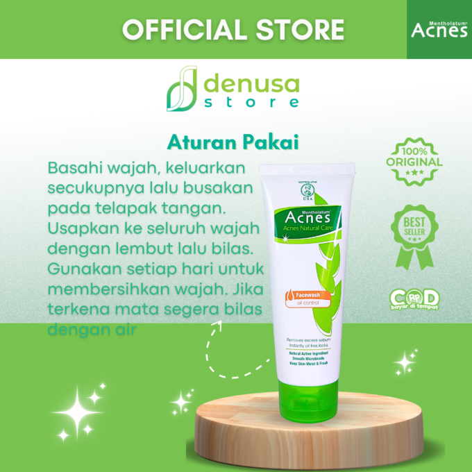 ACNES Natural Care Facewash Oil Control 100 g