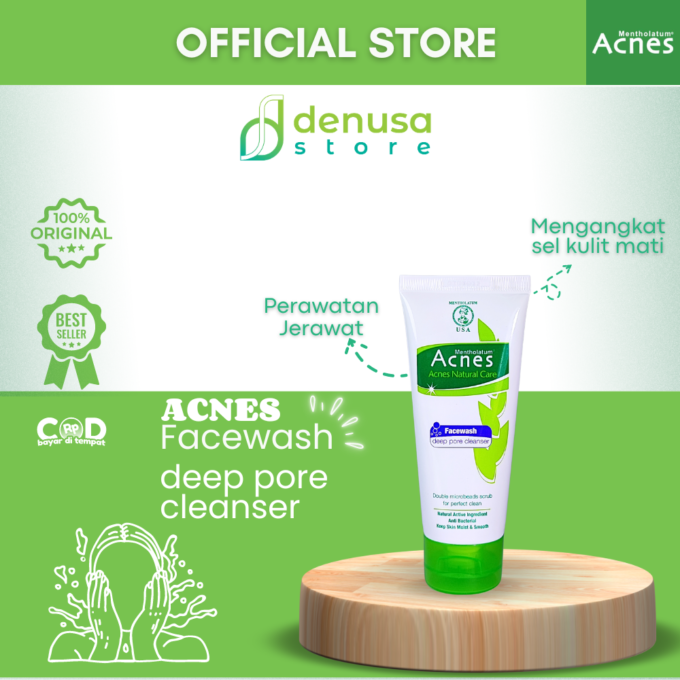 ACNES Natural Care Facewash Deep Pore Cleanser 50 g