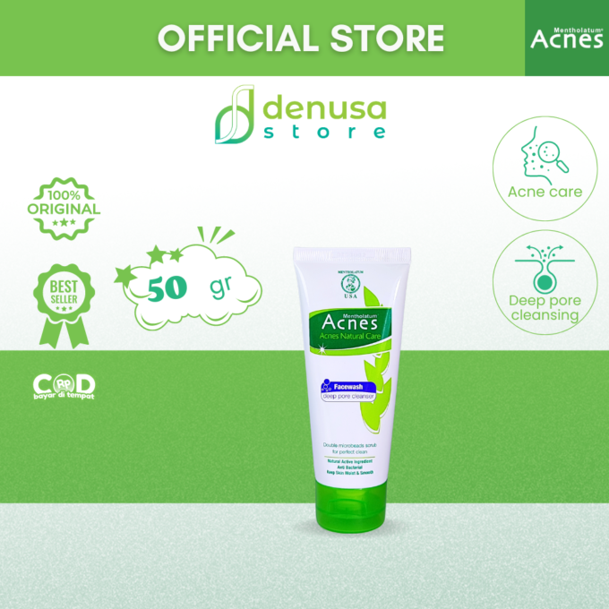 ACNES Natural Care Facewash Deep Pore Cleanser 50 g