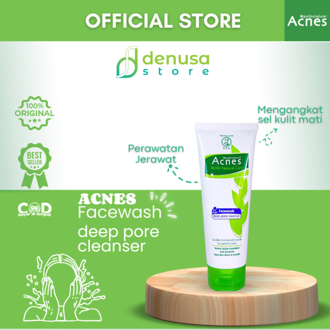 ACNES Natural Care Facewash Deep Pore Cleanser 100 g