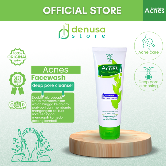 ACNES Natural Care Facewash Deep Pore Cleanser 100 g