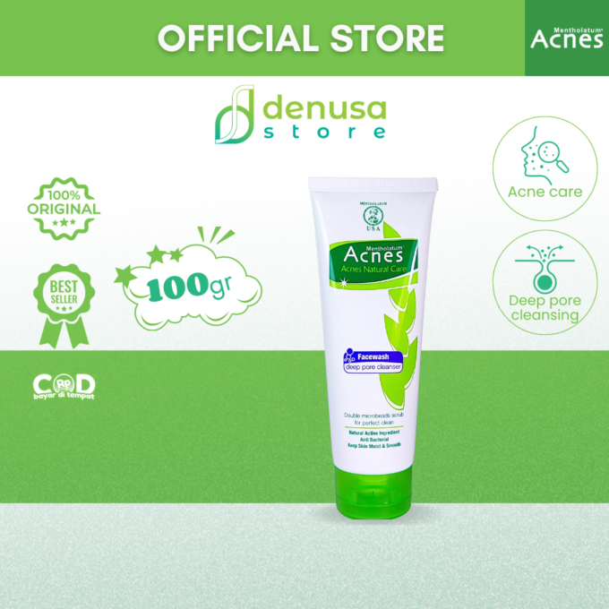 ACNES Natural Care Facewash Deep Pore Cleanser 100 g