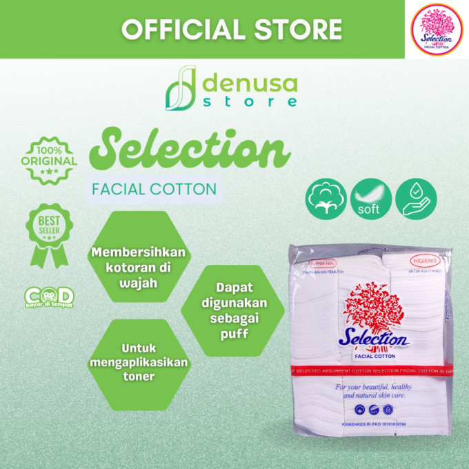 SELECTION Kapas Facial Cotton 75g