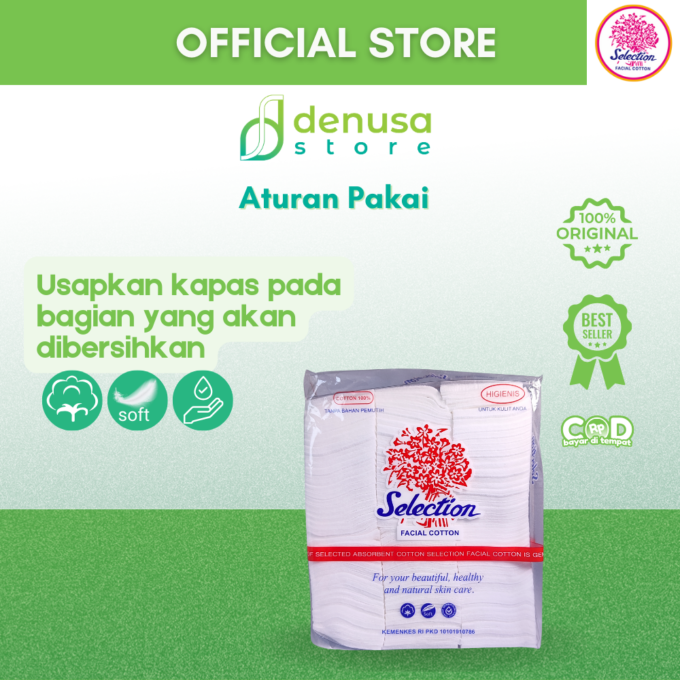 SELECTION Kapas Facial Cotton 75g