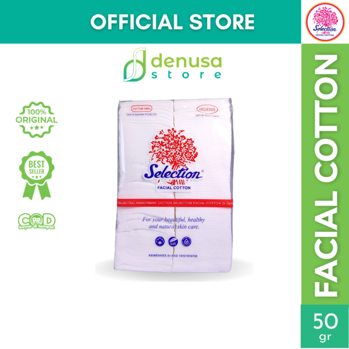 SELECTION Kapas Facial Cotton 50g