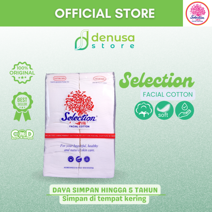 SELECTION Kapas Facial Cotton 50g