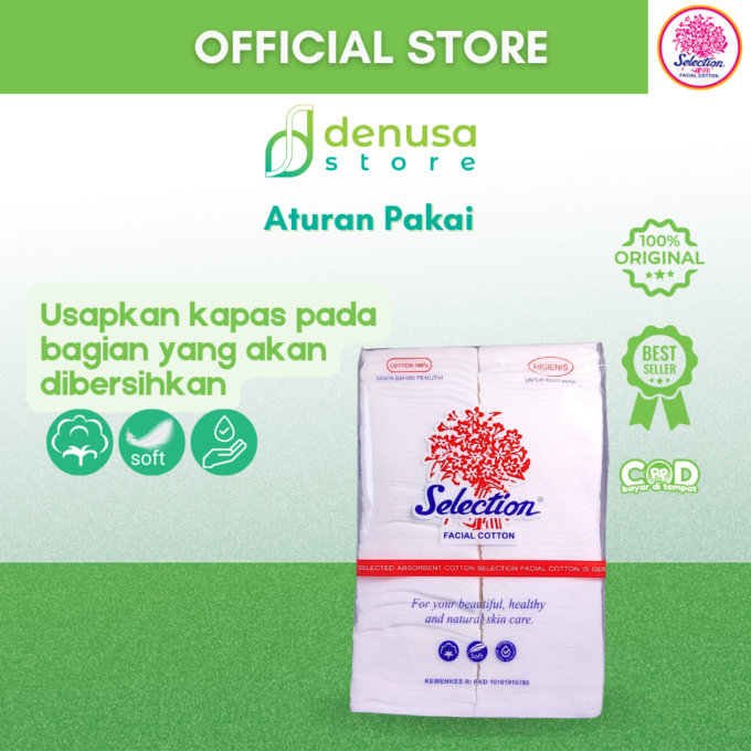 SELECTION Kapas Facial Cotton 50g