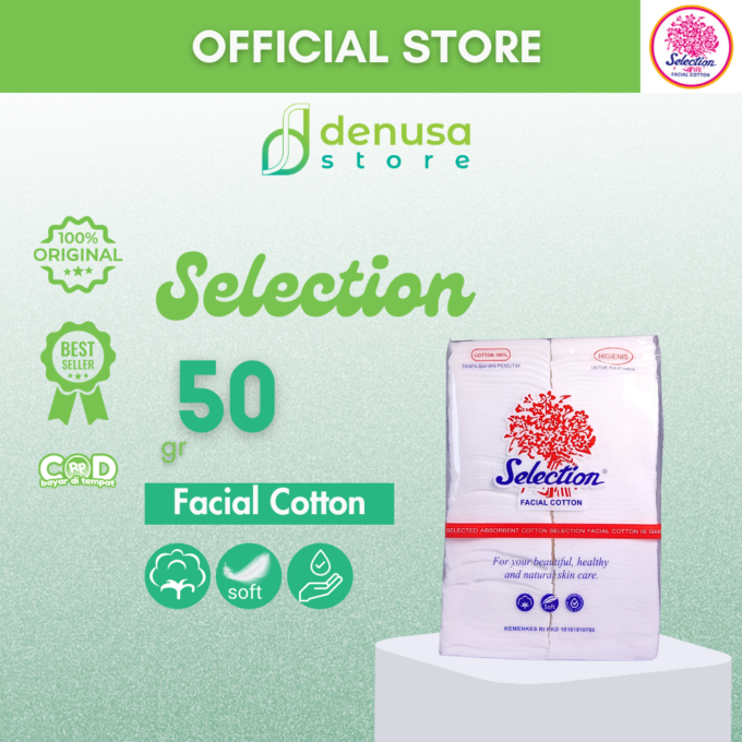 SELECTION Kapas Facial Cotton 50g