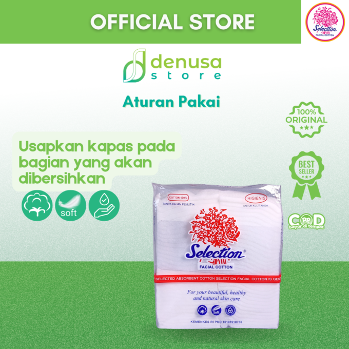 SELECTION Kapas Facial Cotton 35g