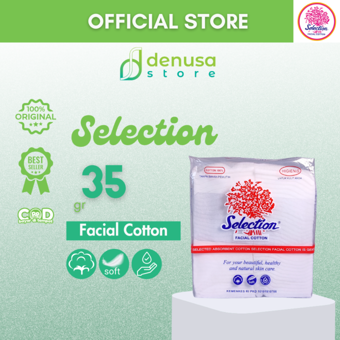 SELECTION Kapas Facial Cotton 35g