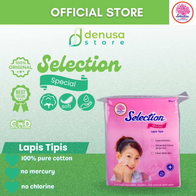 SELECTION Kapas Special Lapis Tipis 60g