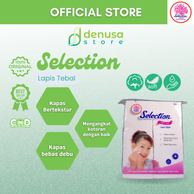 SELECTION Kapas Special Lapis Tebal 60g