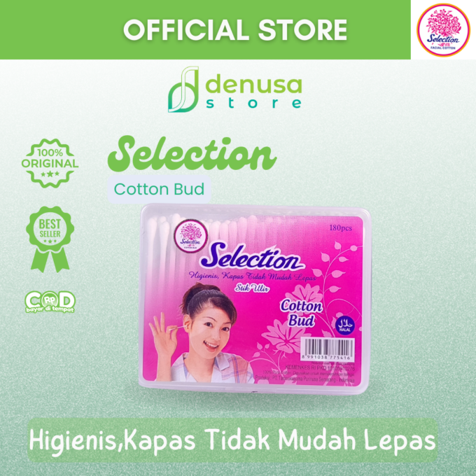 SELECTION Cotton Bud Box 180 pcs