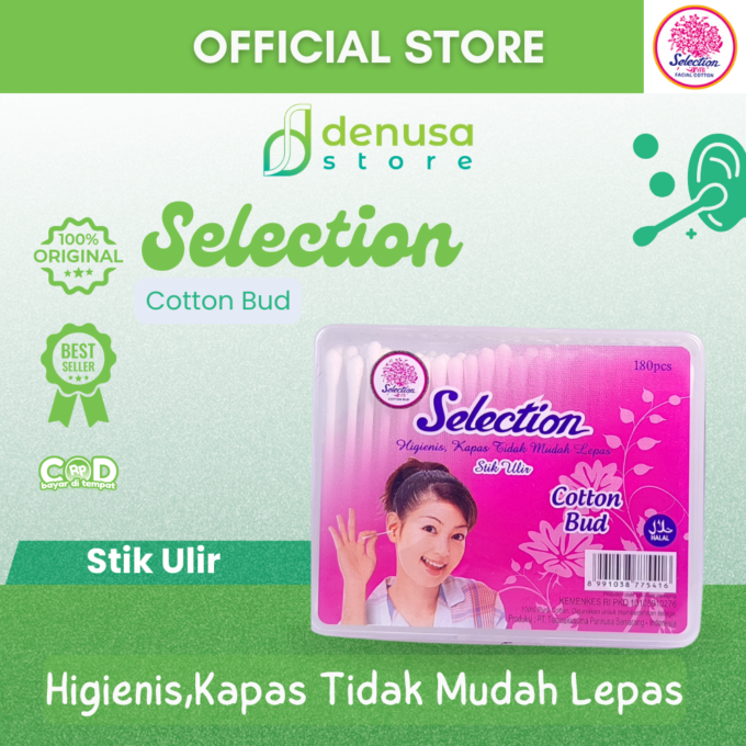 SELECTION Cotton Bud Box 180 pcs