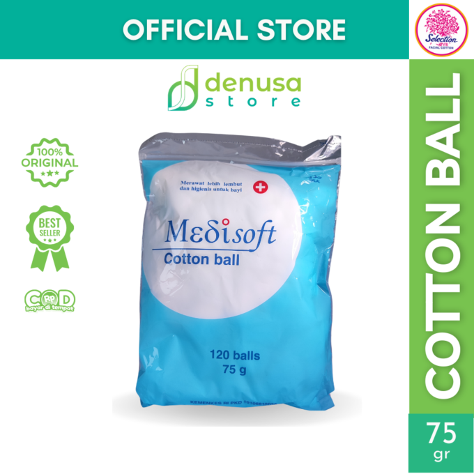 Medisoft Cotton Ball 120 Balls 75g