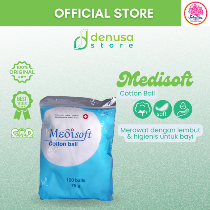 Medisoft Cotton Ball 120 Balls 75g