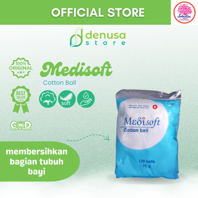 Medisoft Cotton Ball 120 Balls 75g