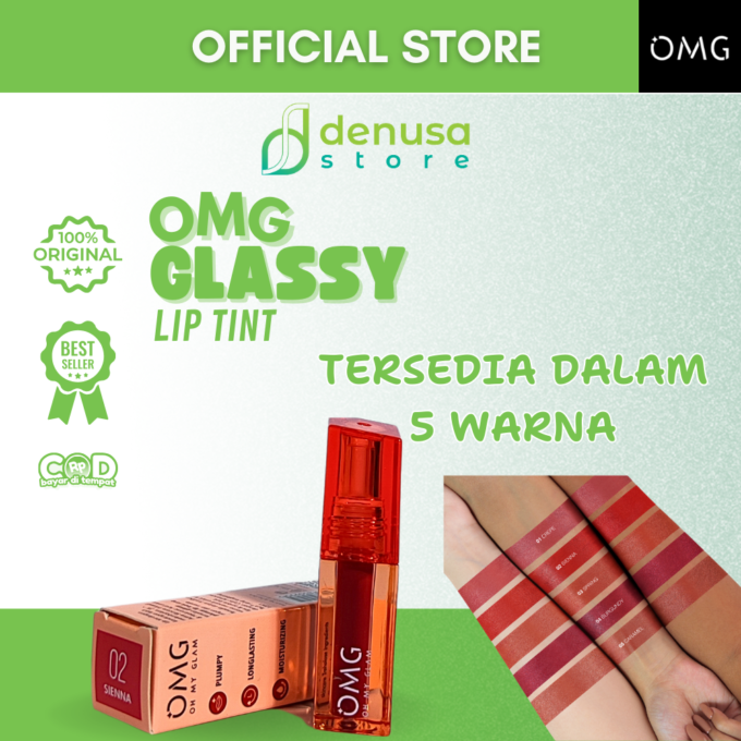 OMG OH MY GLAM Glassy Lip Tint 02 Sienna 2 g