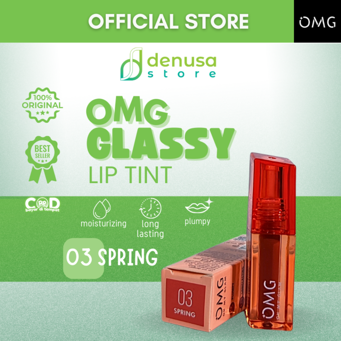 OMG OH MY GLAM Glassy Lip Tint 03 Spring 2 g