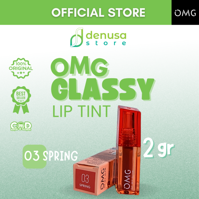 OMG OH MY GLAM Glassy Lip Tint 03 Spring 2 g