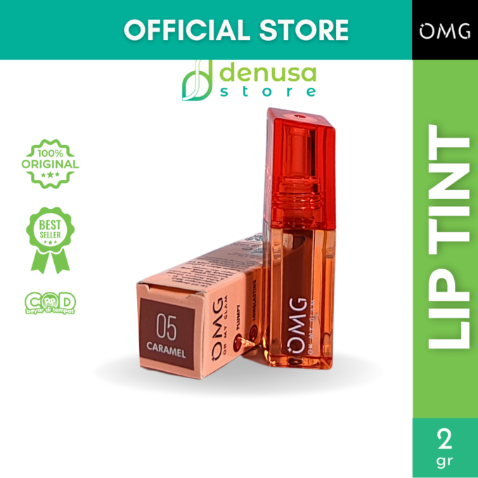 OMG OH MY GLAM Glassy Lip Tint 05 Caramel 2 g