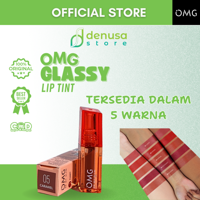 OMG OH MY GLAM Glassy Lip Tint 05 Caramel 2 g