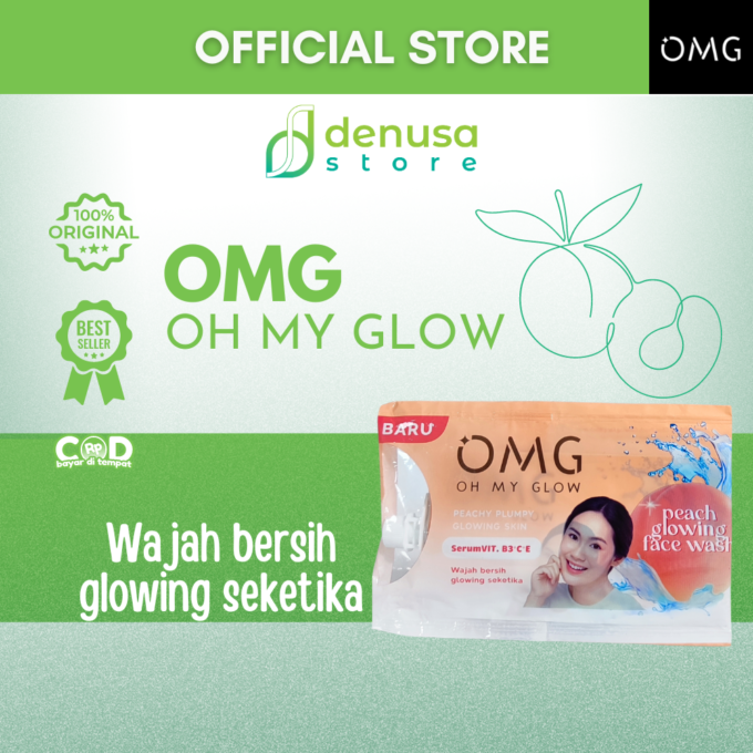 OMG OH MY GLOW Peach Glowing Face Wash 9 g