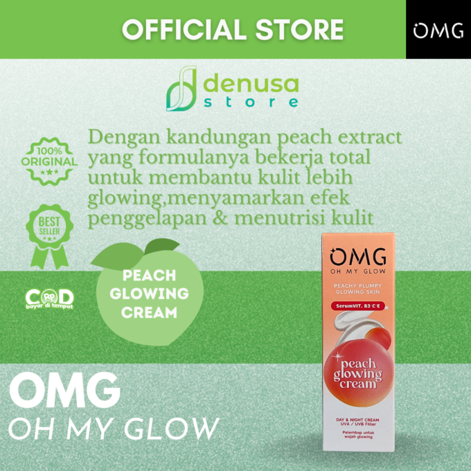 OMG OH MY GLOW Peach Glowing Cream 25 g