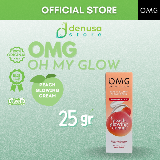 OMG OH MY GLOW Peach Glowing Cream 25 g