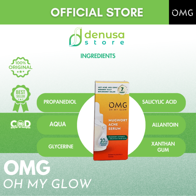 OMG OH MY GLOW Mugwort Acne Serum 20 ml