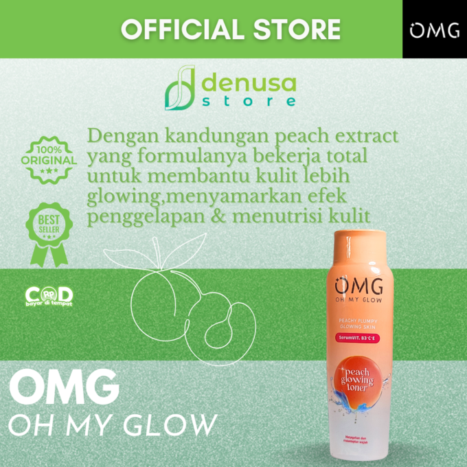 OMG OH MY GLOW Peach Glowing Toner 100 ml