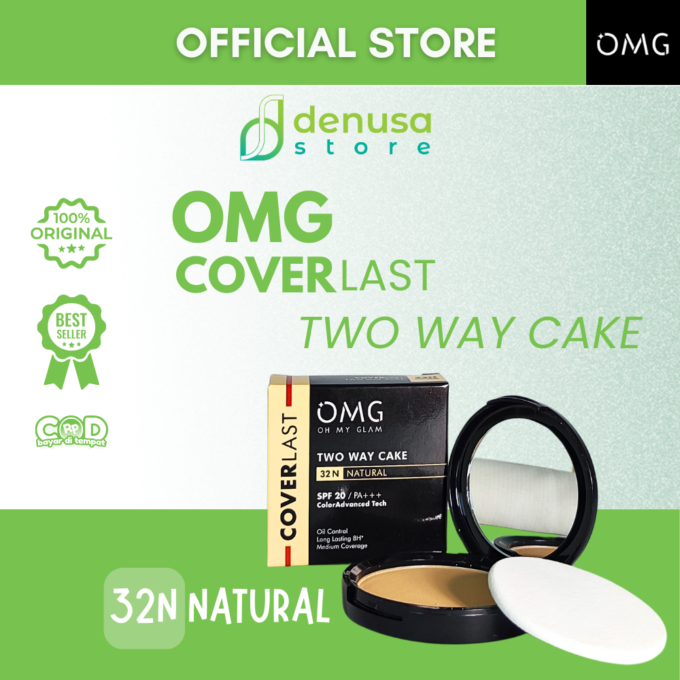 OMG OH MY GLAM Coverlast Two Way Cake 32N Natural