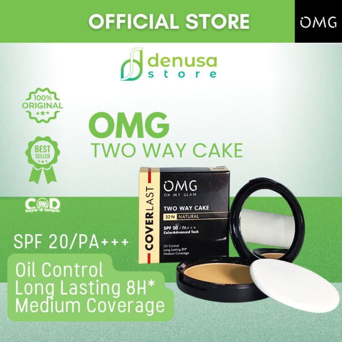 OMG OH MY GLAM Coverlast Two Way Cake 32N Natural