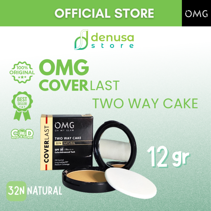 OMG OH MY GLAM Coverlast Two Way Cake 32N Natural