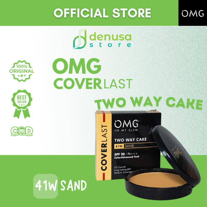 OMG OH MY GLAM Coverlast Two Way Cake 41W Sand