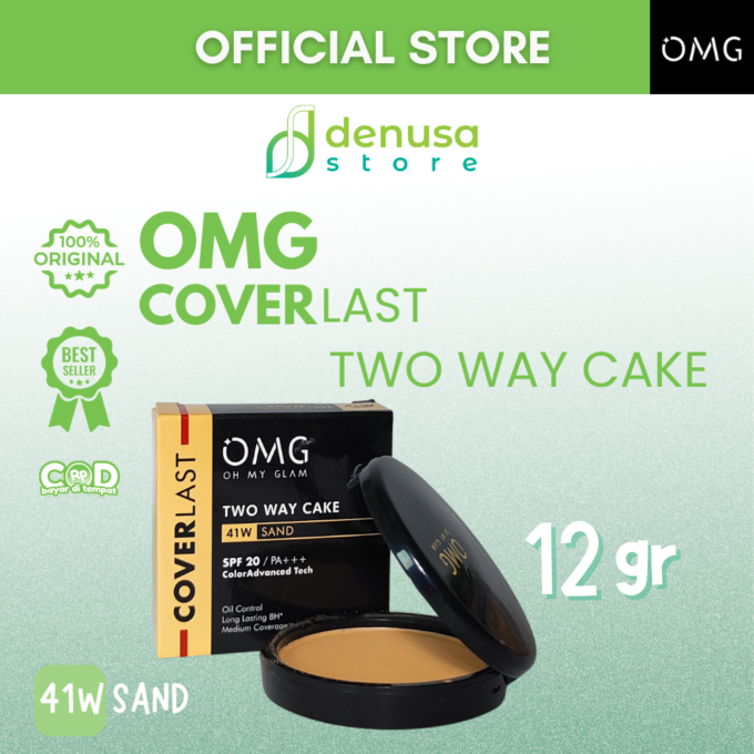 OMG OH MY GLAM Coverlast Two Way Cake 41W Sand