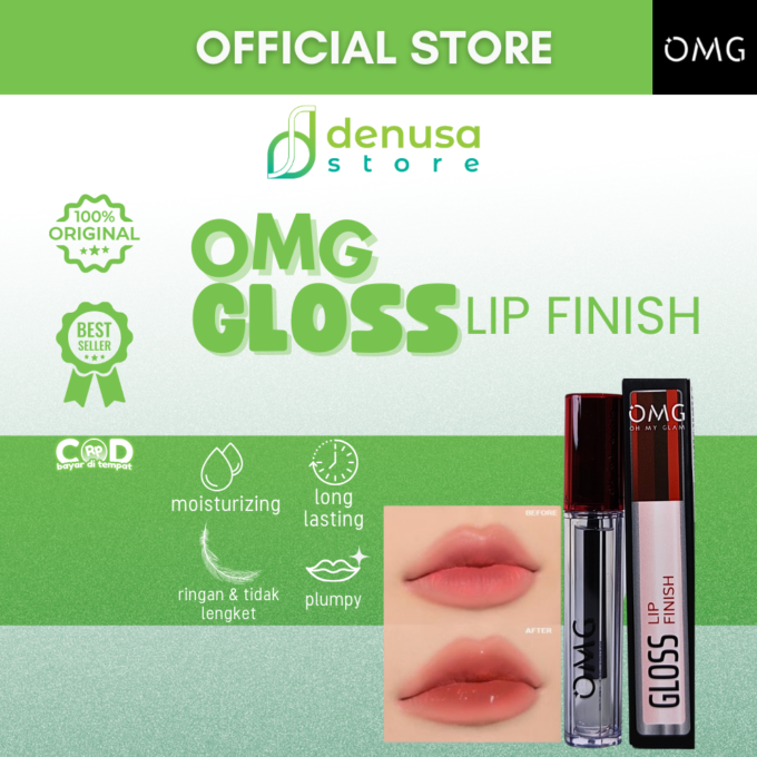 OMG OH MY GLAM Gloss Lip Finish Vinyl 2.7 g