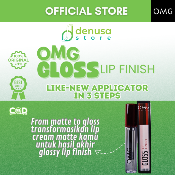 OMG OH MY GLAM Gloss Lip Finish Vinyl 2.7 g