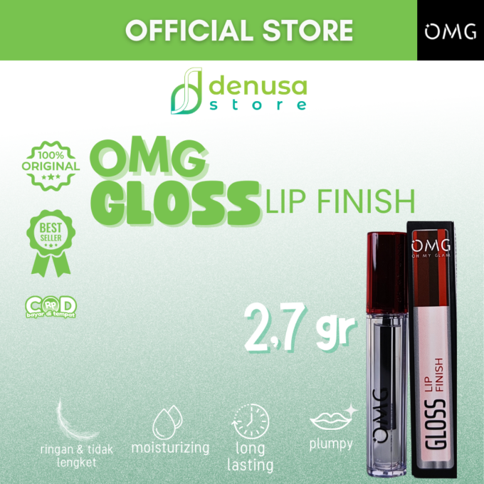 OMG OH MY GLAM Gloss Lip Finish Vinyl 2.7 g