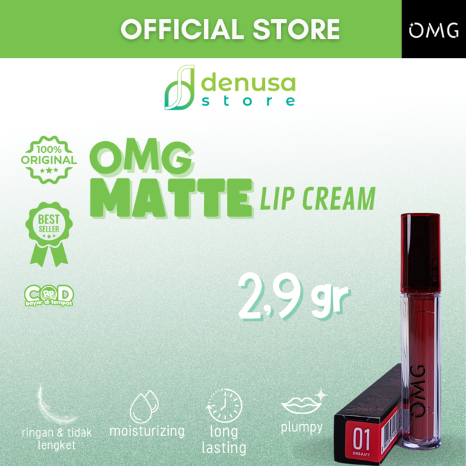 OMG OH MY GLAM Matte Last Lip Cream 01 Dreamy 2.9 g